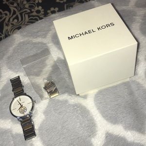 Michael Kors silver/gold watch